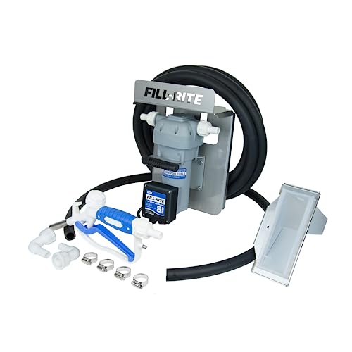 Fill-Rite DF012CMN520 12V 8 GPM Diesel Exhaust Fluid (DEF) Transfer Pump w/Tote Mount Package & Manual Nozzle - style: 12V Tote Mount w/Manual