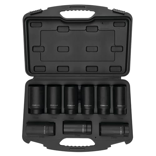 Performance Tool W89318 Axle Nut Socket Set, 9-Piece