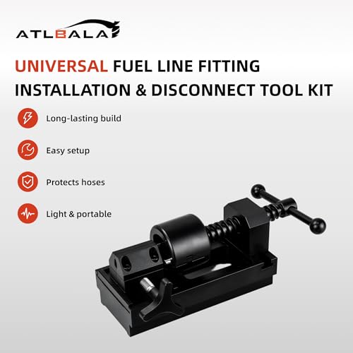 Fuel Line Fittings Installation Tool Kit 4AN 6AN 8AN 10AN 12AN, AN Hose Connector Connect & Disconnect Tool Set for Auto Fuel Hose Pipe Assembly & Removal