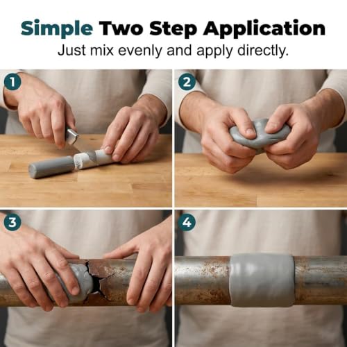 Epoxy Putty Fast Repair Clay, 2-Part Waterproof Repair Filler 3.52oz