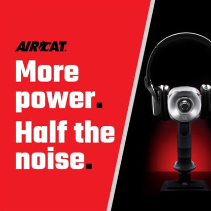AIRCAT Pneumatic Tools 1076-XL 3/8-Inch NITROCAT Composite Compact Impact Wrench : Low Weight Power Impact Wrench : Tool for Automotive Improvement & Maintenance - size: 3/8-Inch