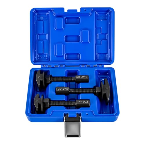 GOOACC 3PCS Rear Axle Bearing Puller Set, Axle Bearing Puller Removal Tool Kit with 3 Sizes 1" to 1-7/8", 1-5/16" to 2-3/8" & 1-3/8" to 2-7/8" Axle Wheel Bearing Removal Tools for Axles Bearings, Blue - color: 3pc Rear Axle Bearing Puller Blue