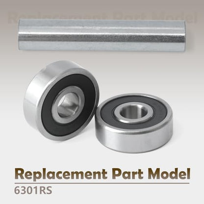6301RS Wheel Bearing Set Compatible with Tuttio Soleil01 Ebike Bearings Designed for Smooth and Reliable Electric Bicycle Wheel Rotation