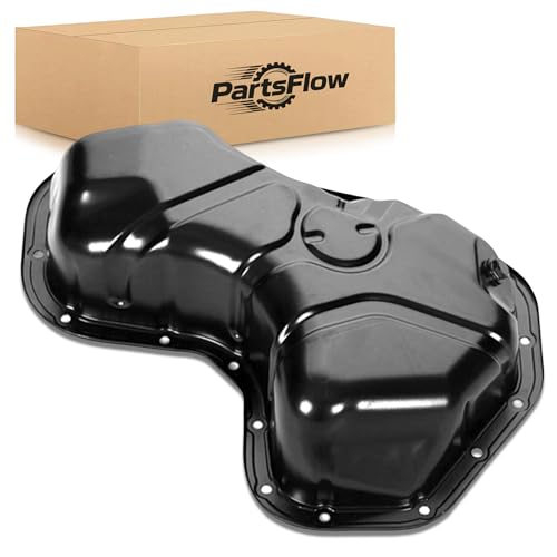 PartsFlow Lower Engine Oil Pan Sump with Drain Plug Compatible with Lexus ES350 2007-2018, RX350, RX450h, Toyota Avalon 2005-2018, Camry 2007-2017, Highlander, RAV4, Sienna, Venza