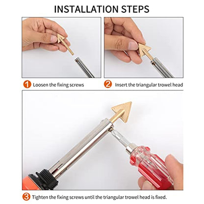 Plastic Welder - 100W Plastic Welding Kit Soldering Iron Gun with 56pcs Rods, Professional Surface Repair Tool for Car Bumper with 4 Welding Tips, Patch Net,Hot Iron Stand,Wire Brush (red) - color: Red