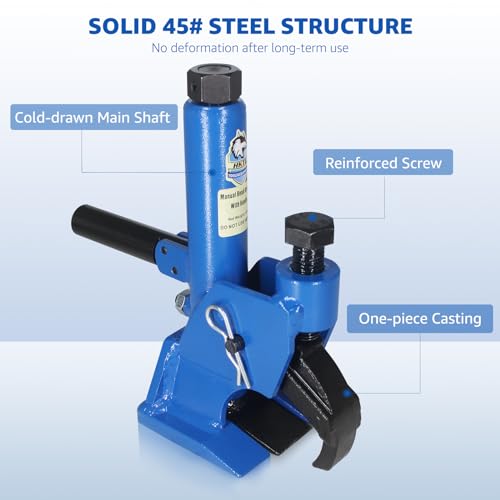 HKTE Manual Tire Bead Breaker for Aluminum Wheels, ATV Tires, Tractors, Trucks, Cars, and Heavy-Duty Tire Repair – Handle Design with U.S. Patented - color: Manual Tire Bead Breaker with handle