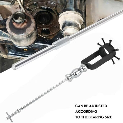 CV Axle Shaft Puller Tool Kit with 63mm 48mm CV Joint Fork Adapter, UTV/ATV CV Axle Removal Tool，Heavy Duty Axle Puller with Slide Hammer for Cars, Trucks, ATV & UTV - color: with 63mm 48mm CV Joint Fork Adapter