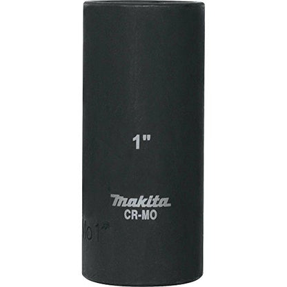 Makita A-96338 1" Deep Well Impact Socket with 1/2" Drive - size: 1"