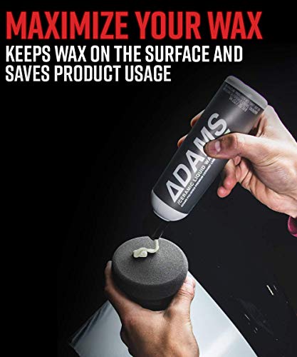 Adam's Polishes UFO Dual Sided Car Wax Applicator Car Detailing Waxing & Polishing Foam Pad | Use with Paste Wax, Ceramic Coating, Polish, Compound & More | Auto, Motorcycle, Boat, RV