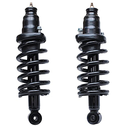Detroit Axle - Rear 2pc Struts for 2003-2011 Honda Element, 2 Struts w/Coil Spring Assembly 2004 2005 2006 2007 2008 2009 2010 Replacement Suspension - size: 171101L_171101R/PAIR