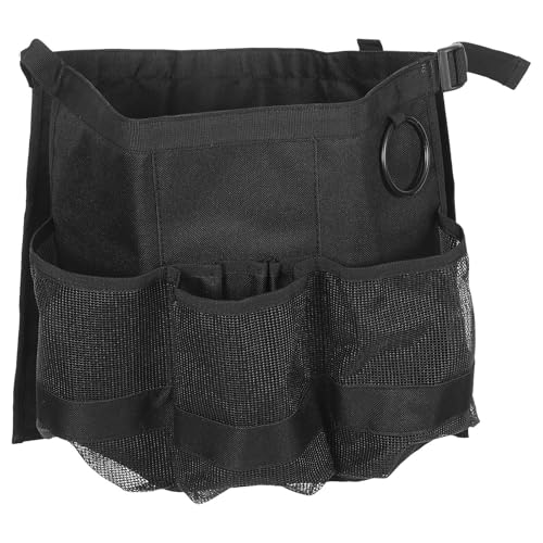 Toyvian 5 Gallon Bucket Polyester Bucket Holder with Multipocket Design Tool Organizer Bag, Easy to Carry for Outdoor Use for Fishing and Car Washing