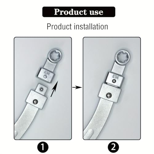 15PCS Serpentine Belt Tensioner Tool Kit 12-Point Wrench | 12-19mm sizes, automotive repair, pulley removal, engine bolt service, timing belt work, universal use