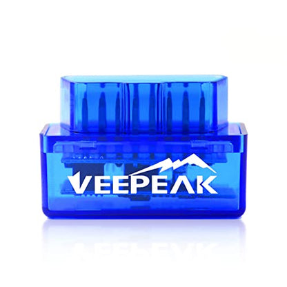 Veepeak Mini Bluetooth OBD2 Scanner Code Reader for Android (NOT for iOS) | Incompatible with iPhone or iPad. Check engine light diagnostics & live data for Android. Supports Torque & Car Scanner App.