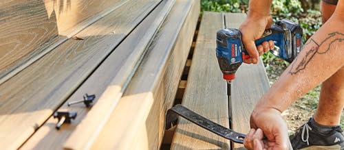 Bosch GDX18V-1860CN 18V Connected-Ready Two-In-One 1/4 In. and 1/2 In. Bit/Socket Impact Driver/Wrench (Bare Tool) | 1, 860 In-Lb Torque, 1/4 in Hex and 1/2 in Square Drive, Brushless Motor, 3-Speed Plus Advanced Modes, Connected-Ready - style: Industrial