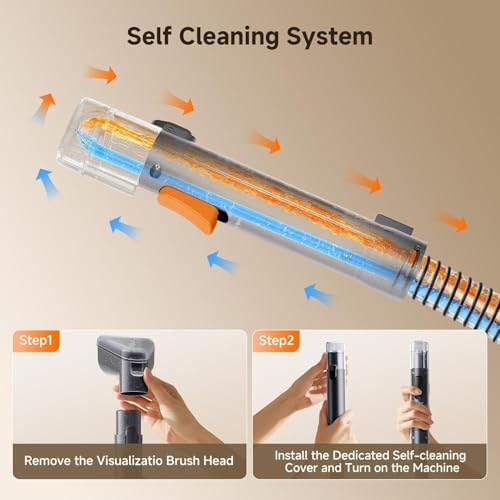 Uwant Carpet Cleaner Machine 18Kpa Portable Carpet Cleaner for Cars Couch, 2in1 Water Tank Upholstery Cleaner, Spot Cleaner with Cleaning Tools, 2.4 Liter Set of 1 - color: Blue-Margaret