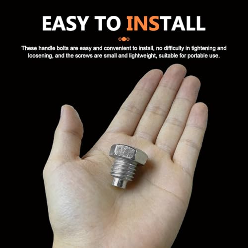 4 PCS Car Floor Jack Handle Bolts, 3 Ton 4 Ton Jack Handle Fixing Bolt, Horizontal Car Jack Handle Screws Replacement, Fit for Floor Jack & Hydraulic Jack Parts - size: 4 PCS