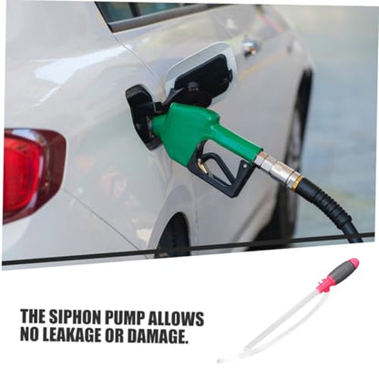 Happyyami Fuel Transfer Pump Kit 2 Pcs Manual Siphon Pump Hose for Oil and Water Heavy Duty Portable for Automotive and Home Use