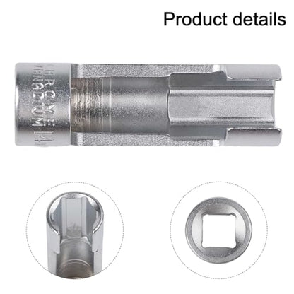 15mm Diesel Injector Fuel Line Socket Set 3/8" Drive Open Union Nut Sockets for Master Cylinder,Sensors & Pipes,Thermo Switches, Coolant,Brake Line - color: 15mm