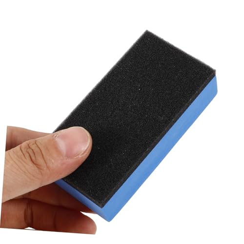 Zerodeko 1 Set Tire Dressing Applicator Sponge Kit Wax Pads with Polishing Cloth for Car Detailing Tire Shine Applicator for Glossy Finish Automotive Surfaces