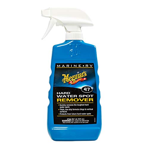 Meguiar's Marine/RV Hard Water Spot Remover M4716 - Hard Water Spot Remover For Boats and for RVs That's Easy to Use Spray - For RV and Boat Detailing - Remove Water Spots and Add Protection, 16 Oz - size: 16 Fl Oz (Pack of 2)