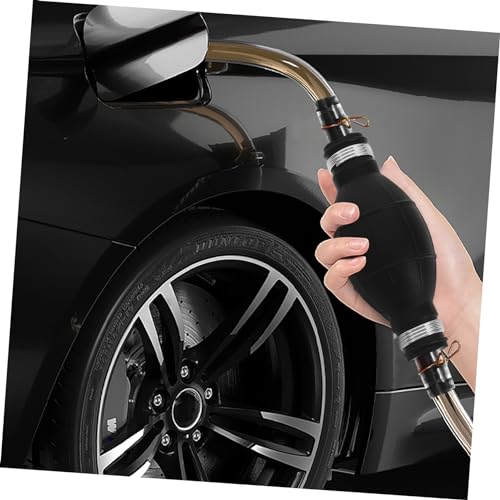 MAGICLULU 1 Set Hand Gas Pump Siphon Kit Manual Siphon Hose for Gas Fuel Transfer Durable Oil Pump for Automotive Motorcycle Applications No Power Needed
