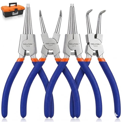 4pc Snap Ring Pliers Set - color: 4pcs Set