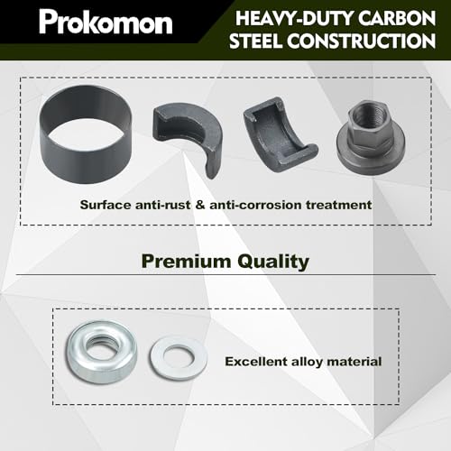 Power Steering Pulley Puller Installer Kit for Most Engines | Removes and installs Power Steering, Water Pump and Vacuum Pump Pulleys. Fits Most Engines for Fast Repairs.