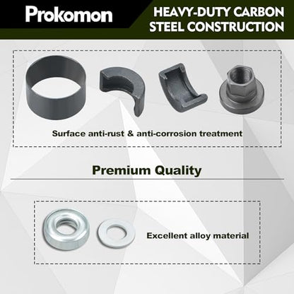 Power Steering Pulley Puller Installer Kit for Most Engines | Removes and installs Power Steering, Water Pump and Vacuum Pump Pulleys. Fits Most Engines for Fast Repairs.