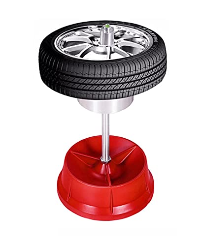 wonofa Wheel Tire Balancer Tire Balancer Changer Portable Car Truck Hubs Wheel Tire Bubble Balancer Heavy Duty Rim Suitable for DIY Home and Business Applications (Red) - color: Red