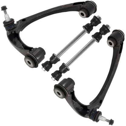 Detroit Axle - 4pc Front Suspension Kit for 2015-2021 Chevrolet Colorado GMC Canyon, 2016 2017 2018 2019 2020 2 Upper Control Arms with Ball Joint 2 Stabilizer Sway Bar End Links Replacement - size: 4CS45049/4PC