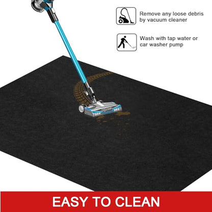 Extra-Large Garage Mat 22' x 8'10" - Durable Oil Mat for Garage Mats for Floor Under Car, Washable Garage Rug, Absorbent Floor Mats with Waterproof Liner, Garage Carpet, Oil Change Pad, Car Rug - size: 8'10" x 22' (Rectangular)