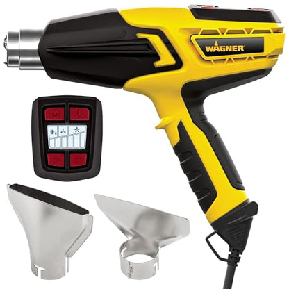 Wagner Spraytech 0503063 FURNO 500 Variable Temp Heat Gun, 2 Nozzles & 12 Temperature Settings Ranging 150°F-1200°F, Electric Heat Gun for Paint Removal, Bending PVC, Crafts and More - size: FURNO 500