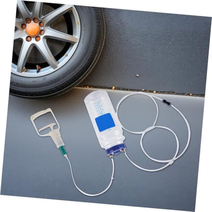 NUOBESTY Manual Oil Change Vacuum Fluid Extractor Pump 2l Capacity Hand Pump Tool for Car Engine Maintenance and Automotive Fluid Transfer