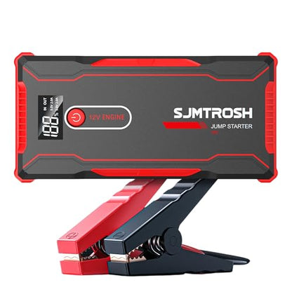 5000A Jump Starter, Car Battery Jump Starter Portable for All Gas/10L Diesel, 12V Jump Box with 59.2Wh High Capacity, Portable Car Battery Jump Starter Power Pack, Battery Jumper Starter Portable