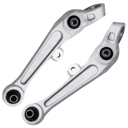 Detroit Axle - RWD Front End Suspension Kit for 2003-2004 INFINITI G35 Nissan 350Z, 2 Lower Control Arms with Ball Joint 2 Outer Tie Rod End Links Replacement - size: 4CS42817/4PC