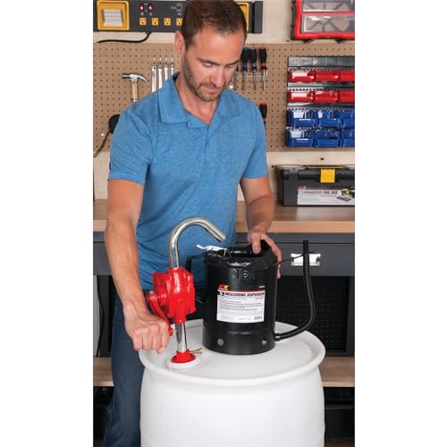 Performance Tool W54279 5-Quart Flex-Spout Measuring Dispenser Black