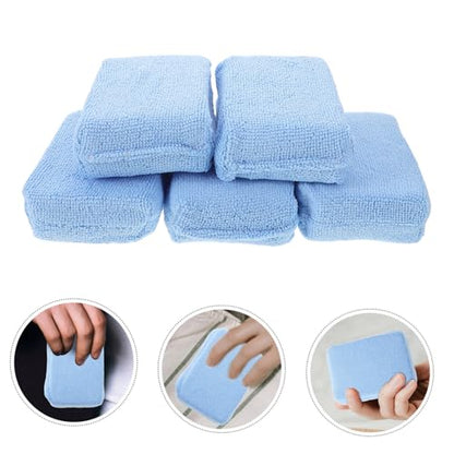 10pcs Car Wax Applicator Pads Polishing Cushions for Car Detailing and Household Cleaning for Waxing Glass Wiping and Defogging