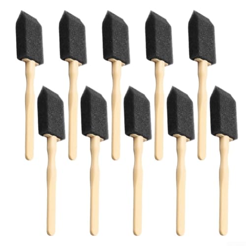 Car Air Vent Cleaning Brush Set Soft Sponge Detailing Tool for AC Grille Dashboard Dust Removal Auto Interior Cleaner Kit 14cm(10Pcs) - size: 10Pcs