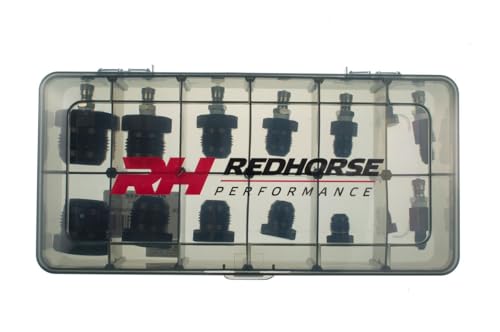 Redhorse 5666-2 AN hose assembly pressure test Kit - Black