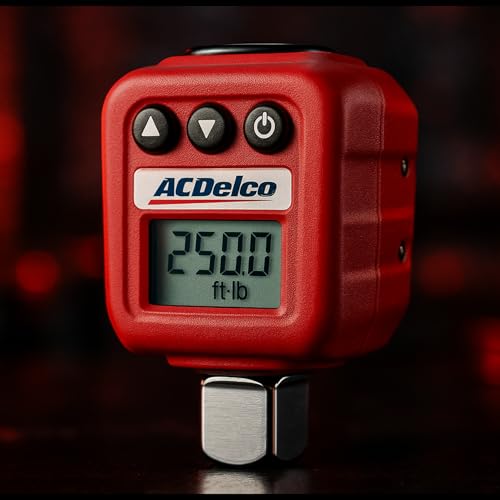 ACDelco 1/2” Digital Torque Adapter (25 to 250 ft-lbs) with Audible, LED Alert ARM602-4A