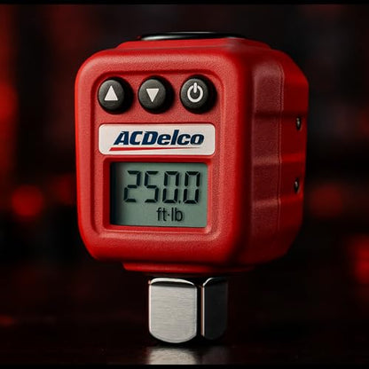 ACDelco 1/2” Digital Torque Adapter (25 to 250 ft-lbs) with Audible, LED Alert ARM602-4A