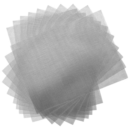 10 PCS Plastic Welding Mesh, 5.9 x 7.9inch Reinforcing Stainless Steel Wire Mesh Screen for Thermoplastic Repairs, Non-Rusting Car Bumper Repair Woven Wire Cloth Weld Kit
