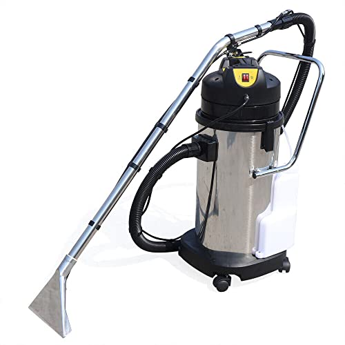 110V 40L Commercial Cleaning Machine 3 in 1 Portable Carpet Cleaner Extractor Vacuum Cleaner for Car Detailing,Housekeeping Companies,Hotels US Stock