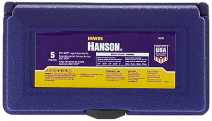 IRWIN HANSON Lugnut Extractor Set, 5-Piece (54125)