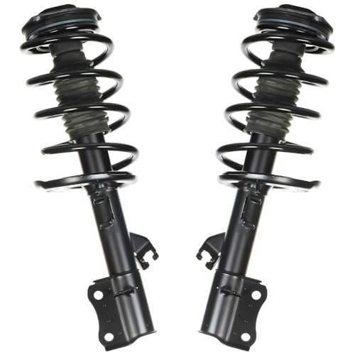 Detroit Axle - 4pc Front Struts Sway Bars for 14-19 Nissan Sentra, Struts & Coil Spring Sway Bar End Links 2014 2015 2016 2017 2018 2019 Replacement Suspension Kit Ready Struts Shocks Assembly - size: 4QS47434/ sway kit
