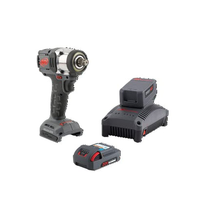 Ingersoll Rand W3151-K22 20V 1/2" Cordless Impact Wrench 2 Battery Kit, Mid-Torque, Compact, Pistol Grip - size: 1/2" Drive, style: 2-Battery Kit