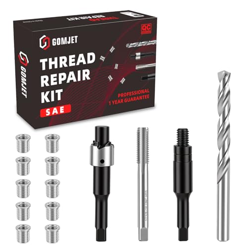 3/8-16 INCH Thread Repair Kit, with 3/8-16X0.520 inch Stainless Steel Insert Qty 10 - size: 3/8x16x0.520 Inch