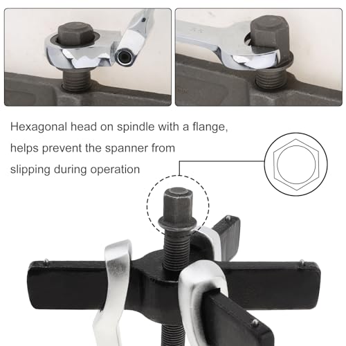 ChgImposs 2 Jaw 3 Jaw Gear Puller, Adjustable Bearing Puller, Reversible Removal Tool for Internal External Pulling, Puller Tool for Removal of Pulleys Flywheels Bearings Gears (6 Inch) - size: 6inch