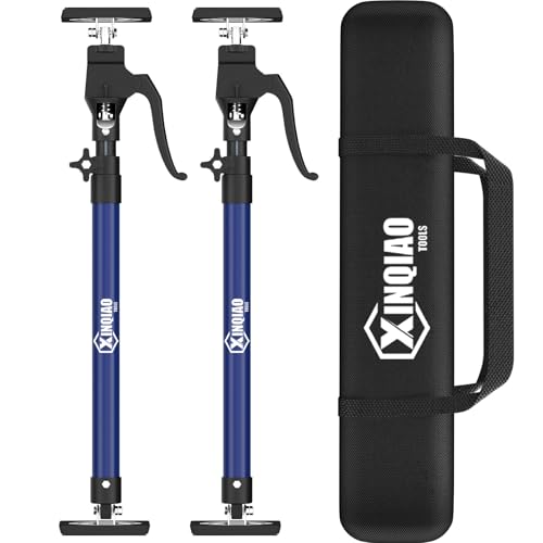 XINQIAO Cabinet Jacks for Installing Cabinets, Heavy Duty Third Hand Tools Adjustable Support Pole from 23.6 IN to 45.3 IN, 2 PCS - size: 23.6"-45.3" 2PC