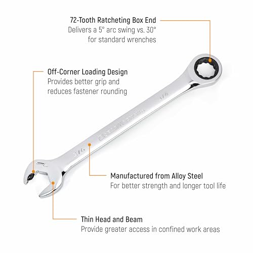 GEARWRENCH 20 Piece Ratcheting Combination Wrench | SAE & Metric | 35720A-02